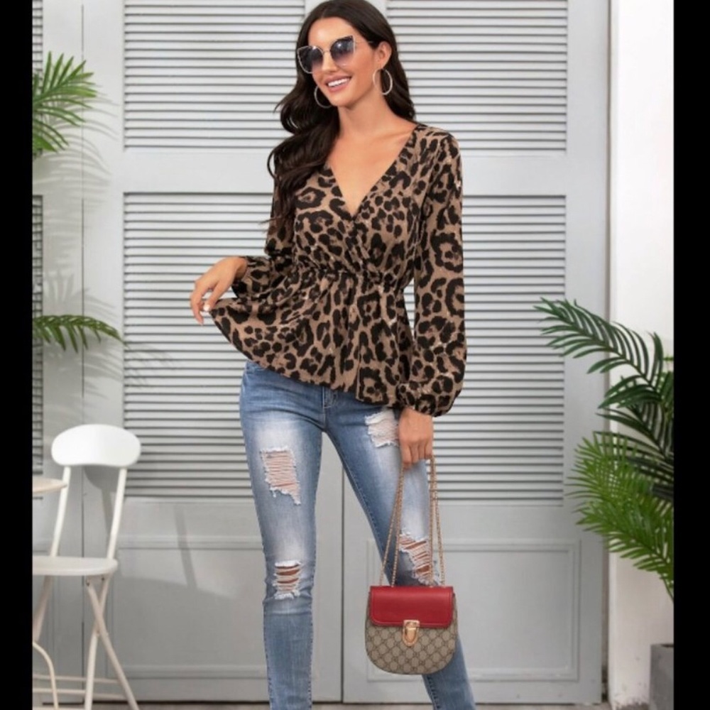 Leopard Blouse